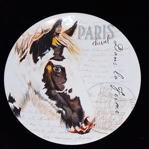 Dans le Ferme Horse plate